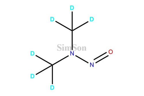 N-Nitrosodimethylamine D6 CAS No. 17829-05-9 (C2D6N2O) By Simson Pharma