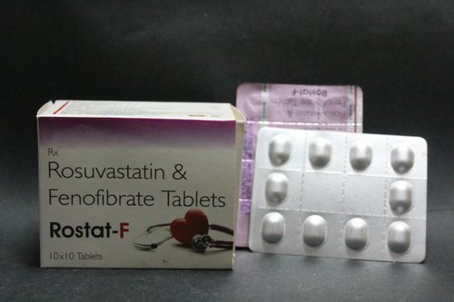 रोसुवास्टेटिन और फिनोफिब्रेट टैबलेट