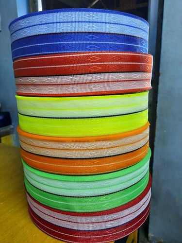80-85 Meter Colored Virgin Plastic Niwar Roll For Folding Bed With 2 Inch Width