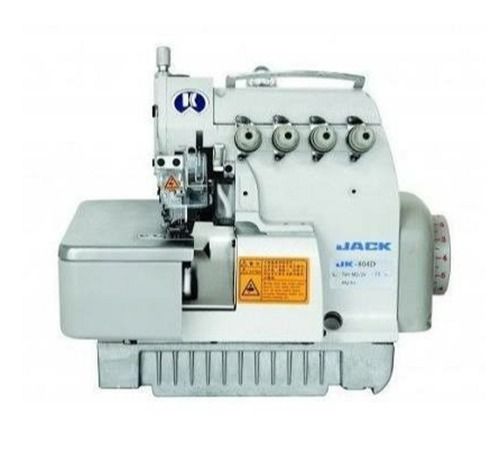 White High Speed Semi Automatic Overlock Machine With 3 Years Warranty For Industrial Use