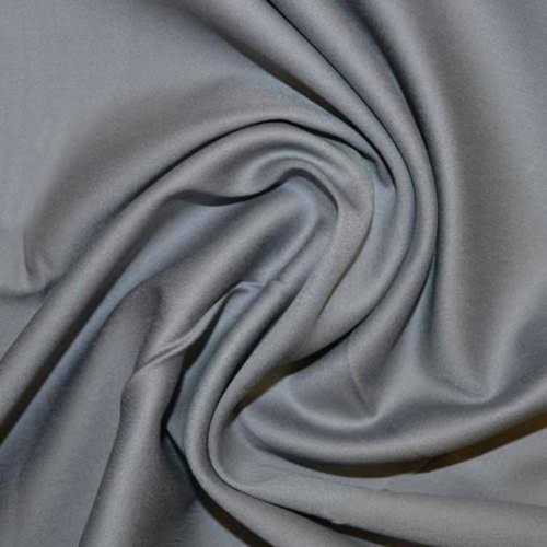 Plain Machine Washable Unstitched Grey Polyester Fabric Roll For Textile Industry 