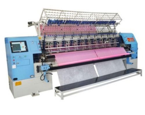 Multiple Multi Head Shuttle Type Multi Needle Quilting Machine 380V, 6.5Kw With Max Sewing Speed 250 To 1200Rpm