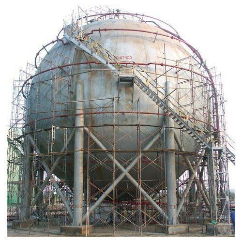 Oil Water Gas Storage Treatment Industrial 40 Bar Spherical Pressure Vessel