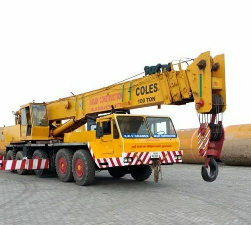 Rust Resistant Fully Electric Yellow Color Mobile Crane For Construction Warranty: 2 Year