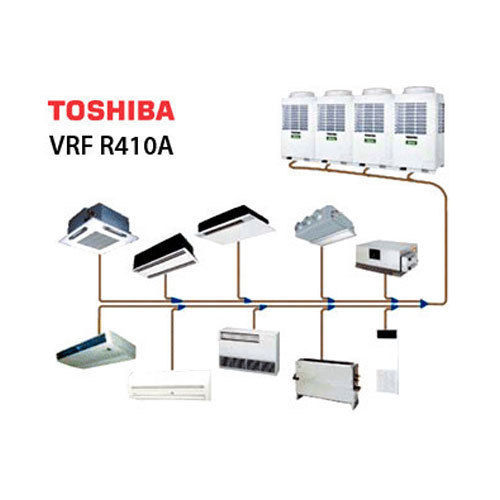 Toshiba 8HP Twin Rotary Compressor 25.0 kW 5 Star VRF Air Conditioning System