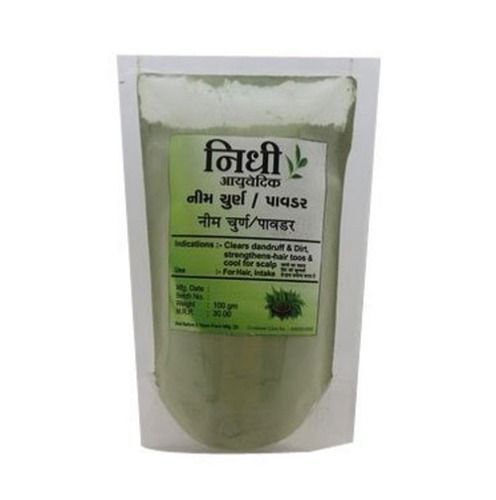 100% Pure And Natural Dried Neem Ayurvedic Powder, Pack 100Gm For Personal Use Grade: Herbal