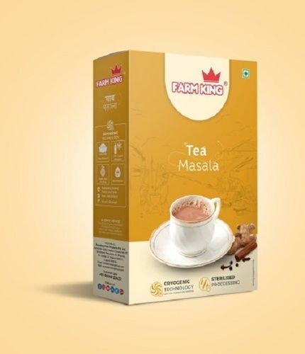 Brown 100Gm Farm King Natural Tea Masala