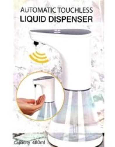 Abs Plastic Automatic Touchless Liquid Dispenser With Loading Capacity 480ml