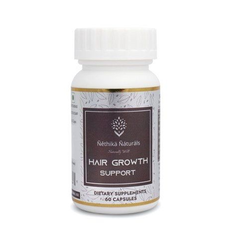 Bhringraj, Grape Seed, Green Tea, Methi, Amla Herbal Hair Growth Support Capsules
