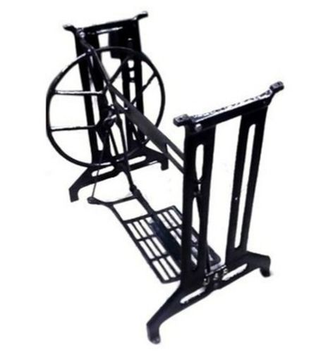 Black Cast Iron Sewing Machine Stand With Table, 50Kg With 1 Year Warranty