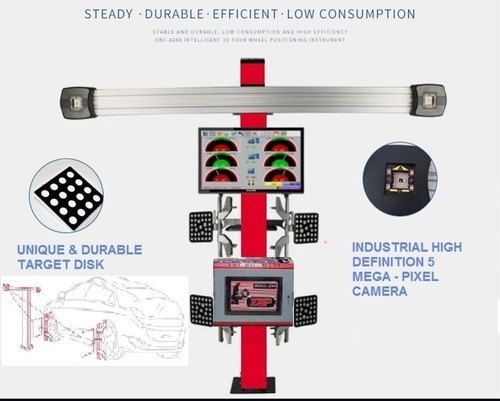 Long Working Life Hassle Free Operations 3D Four Wheel Alignment Machine Working Voltage: 220 V