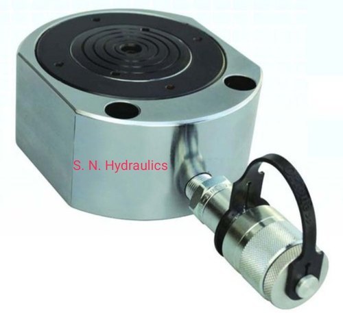 Alloy Steel Manual Pressure Spring Return Flat Ram Jack - 60MM to 270MM OD, 5 Ton to 200 Ton Capacity, Rugged Leak Proof Design, Easy to Fit