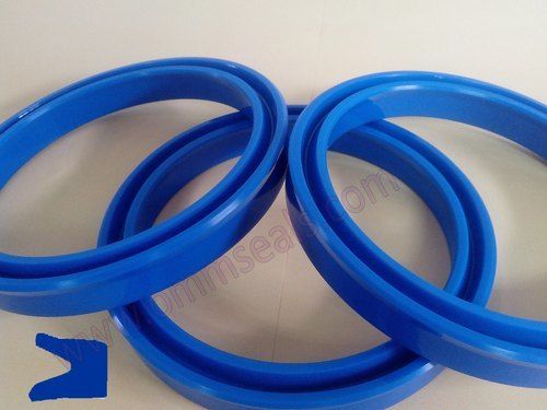 Sturdy Design Crack Proof Leak Resistance Blue Round Pu Piston Seal (Hps01) Application: Industrial