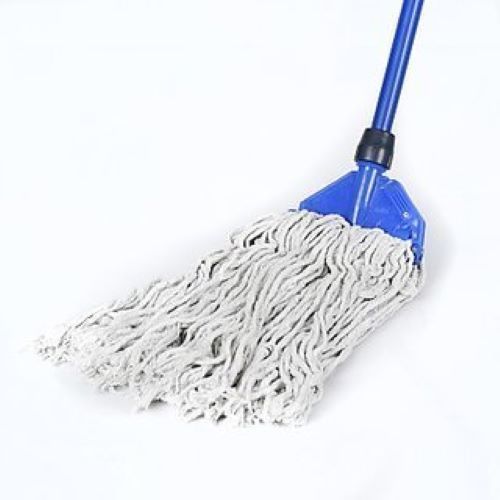 White Threads Detachable Handle Cotton Clip Mop For Floor Mopping Application: Home