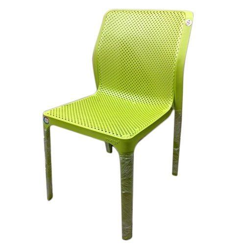 Green 840X520X550 Mm Plastic Standard Design Mango Bella Cafe Chair