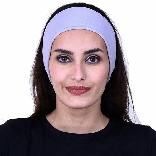 Baby Blue Cotton Soft Texture Gym Workout Headbands Application: Household