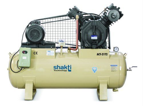 Piston Industrial Air Cooled 300 Litre Capacity 12.5 Hp Two Stage Air Compressor (Act-21T2)