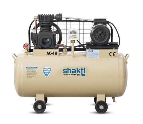 Industrial Air Cooled 80 Litre Capacity 1 HP Reciprocating Air Compressor (AC-4A)