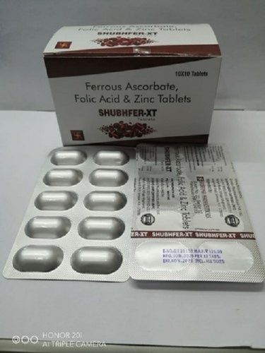 Iron Folic Acid With Zinc Tablets Cool And Dry Place