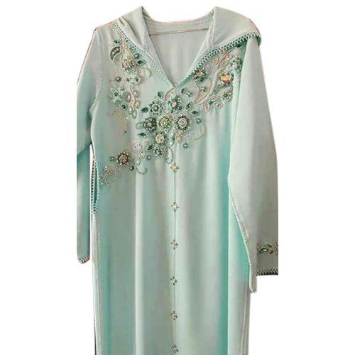 Ladies Casual Wear Full Sleeves Cotton Embroidered Abaya Age Group: Adult