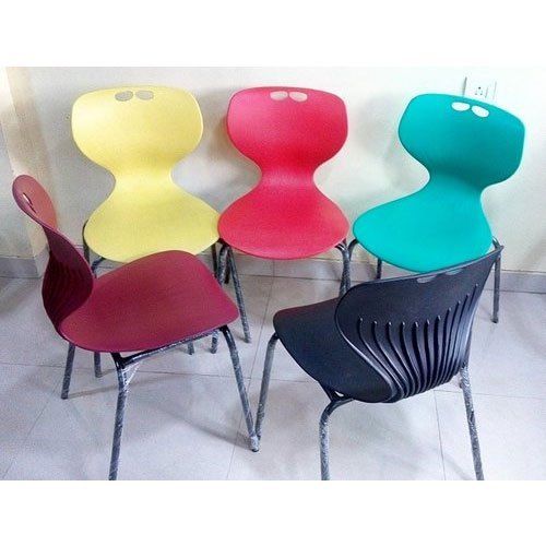 Mid Back 18 Inch Seating Height Backrest Plastic Apple Chair