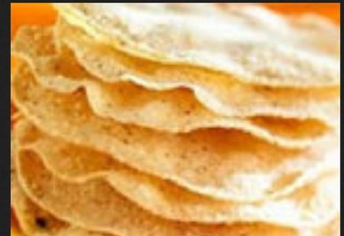 Yellow Tasty And Crispy Allergen-Free Preservatives Free South Indian Special Salted Appalam Papad