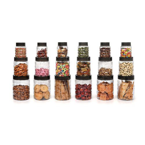 18 Checkers Plastic PET Canister Set