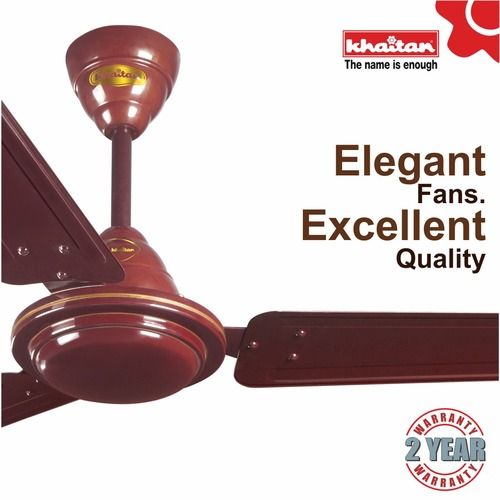 Brown Color Ultra High Speed 3 Blade Ceiling Fan With 2 Years Manufacturing Warranty
