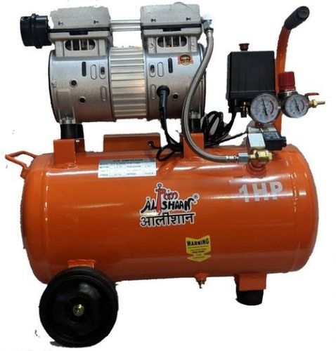Bt50 Oac Btali 50 Ltr हाई स्पीड और कॉम्पैक्ट डिज़ाइन ऑयल फ़्री एयर कंप्रेसर 1hp के साथ