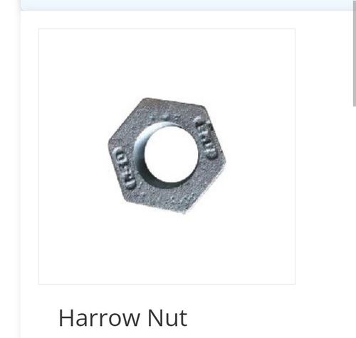 Durable Rust Resistant Superior Grade Polished Surface Finish Harrow Nut