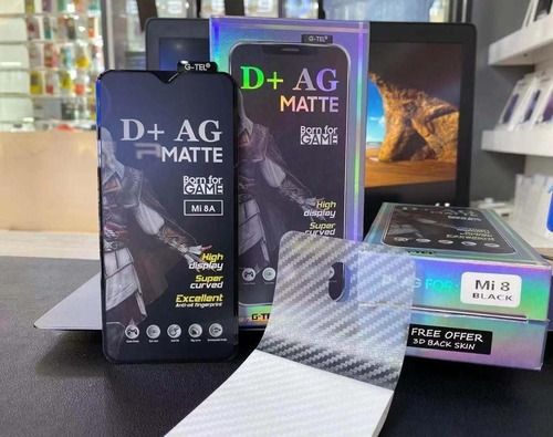 G-Tel D Plus Ag Matte Tempered Glass With 3d Back Skin and with our Exclusive Fibre Skin