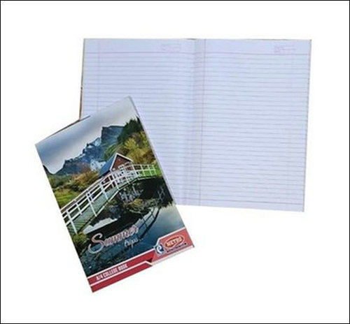 Multicolor Rectangle A4 Size Perfect Bound Student Notebook For College, 160 Pages, 56 Gsm Duplex