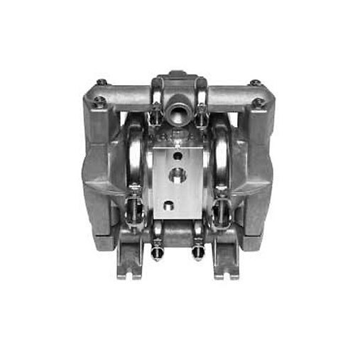 Metal Diaphragm Pump - Aluminum & Stainless Steel, 287 mm Depth, 224 mm Height, 208 mm Width | Sturdy Design, Pneumatic Power, 156 gpm Flow Rate, Fire & Sewage Applications