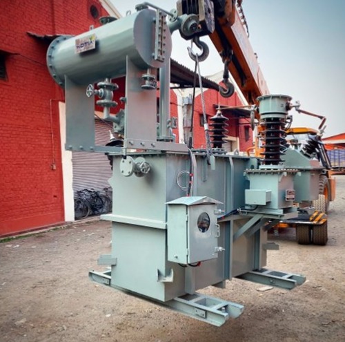 Three Phase Oil Cooled 33 Kv Earthing Transformer With Power Upto 5000 Kva