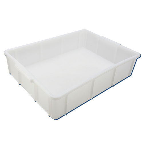 White Plastic Deep Tray - Hardness: Rigid