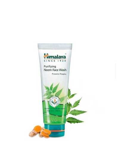 Himalaya Purifying Neem Face Wash For Remove Gems And Pimples Color Code: Green