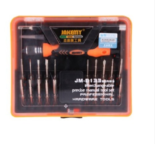 Jakemy Jm-8133 Deep Hole Screwdriver Repair Tool Kit For Laptop, Mobile, Macbook Repair Handle Material: Aluminum