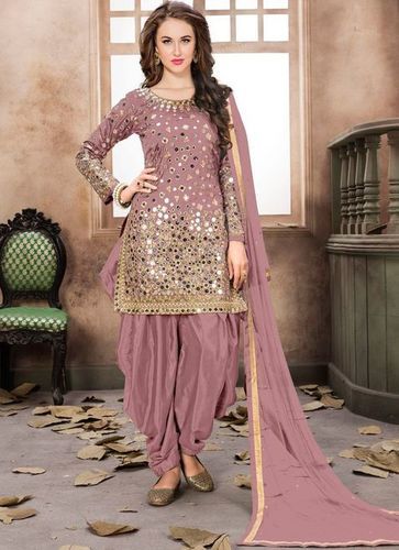 Embroidered Work On Georgette Fabric Teal Color Embroidered Readymade  Sharara Suit In Party Wear