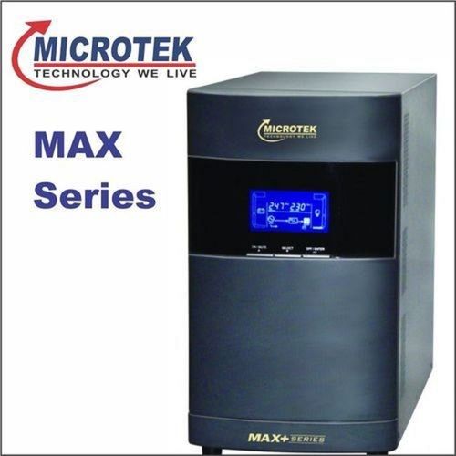 Black Microtek 1-30 Kva Igbt Technology Single Phase Commercial Online Digital Ups System