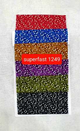 Multiple Multicolor Printed Knitted Sinker Cotton Fabric Superfast 1249 For Dress Making