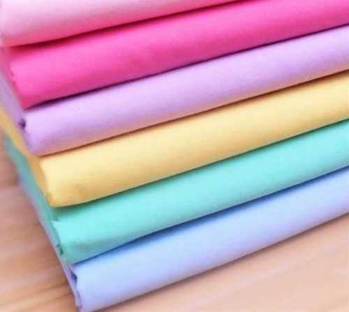 Plain Cotton Fabric For Making Garments, 50 - 100 GSM