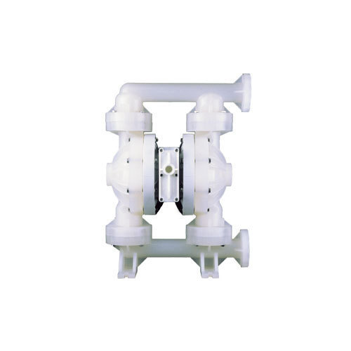 Plastic Air Operated Diaphragm Pump (P-400) - Color: White