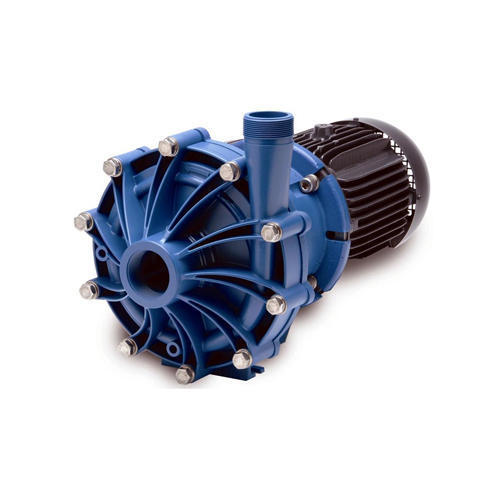 Ductile Iron Clamp Ring Polypropylene Sealless Mag Drive Pumps DB Series - 200 GPM Max Flow Rate, Blue and Black Color, Low Maintenance, Easy to Clean, Designed for Industrial Use