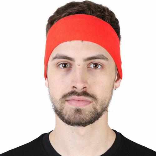 Red Multifunctional Cotton Headbands Used By: Unisex