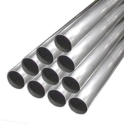 Silver Round Shape Seamless Stainless Steel Pipe With 1 Inch Size And 0.5-5Mm Thickness