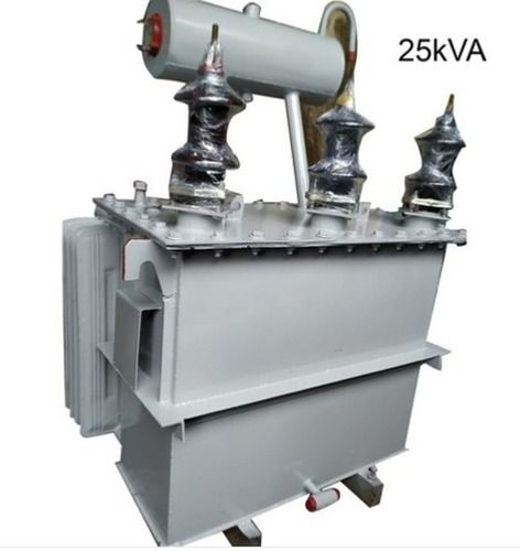 Three Phase 25Kva Oil Cooled Power Transformer, 415 V With 3 Years Warranty Efficiency: 90%