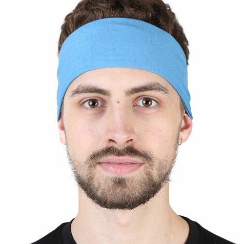 Customized Turquoise Gym Boldfit Cotton Workout Headbands