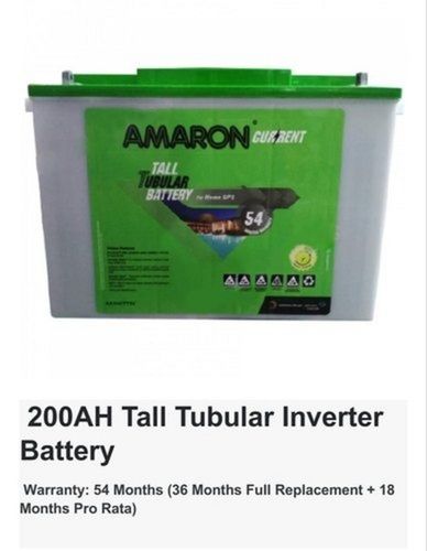 Amaron Heat Resistant High Pressure Spine Casting Eco-Friendly 200 AH Tall Tubular Inverter Battery