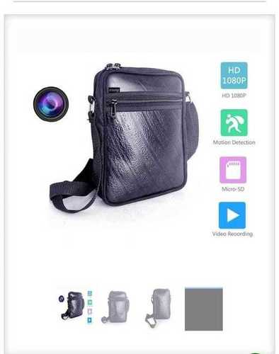 Hidden Hd 1080 Motion Detection Spy Camera In Bag Audio Video Recorder With Remote