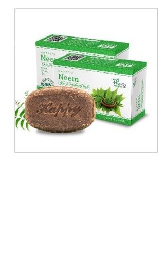 Round Shape Rich Aroma Handmade Herbal Brown Neem Soap Prevent Fungal Infections of the Skin